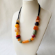 Handcrafted Jewelry Multicolored Beaded Necklace